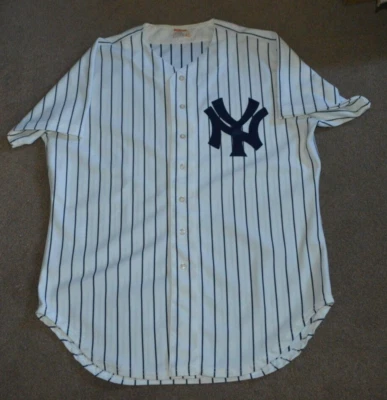 Vtg New York Yankees Wilson AUTHENTIC Jersey Sz 48 Blank - Image 1 of 4