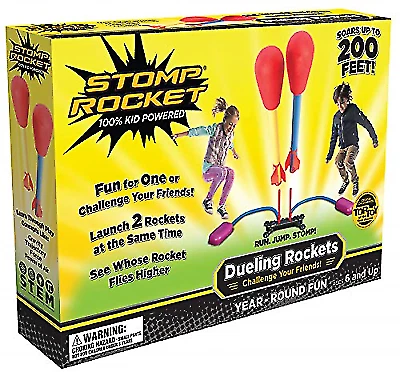 Stomp Rocket 20888 Dueling Rockets - 4 Pieces