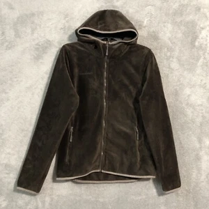 Mammut maglione giacca cappuccio marrone uomo medio full zip pile escursionismo casual - Foto 1 di 16