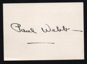 Paul Webb autograph on cardstock, 1943 cover - Picture 1 of 3