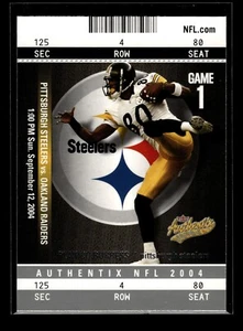 2004 Fleer Authentix #13 Plaxico Burress (NM)(FTB) - Picture 1 of 2