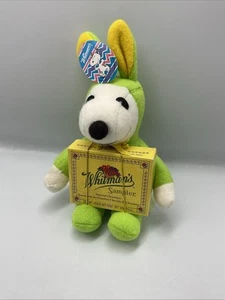"Juguete de peluche Whitmans Snoopy conejo de Pascua 8"" sentado con caja de muestra de chocolate" - Imagen 1 de 22