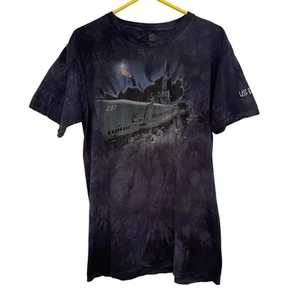 The Mountain USS BOWFIN U-Boot Batik T-Shirt Herren Large WWII Pearl Harbor - Bild 1 von 4