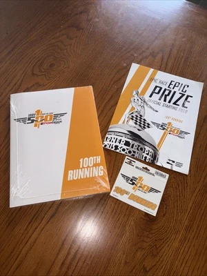 Indy 500 100th Running 2016 Sealed Program Commemorative Book, Decal, Grid - Image 1 of 4