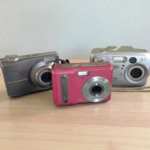 Kodak EasyShare C813 CX6330 Digital Camera Polaroid i733 Parts/Repair Lot 3 - Picture 1 of 13