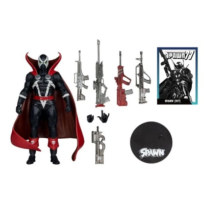 Spawn Page Punchers Actionfigur Spawn 1977 Red and Black (Chase) Red Platinum Ed - Immagine 1 di 4