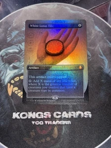 Azulejo de loto blanco sin bordes 0330 lámina mítica Magic The Gathering Avatar  - Imagen 1 de 1