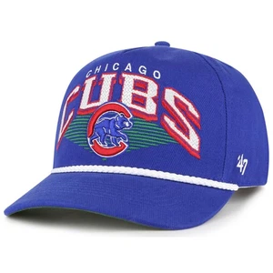 Chicago Cubs MLB '47 Pomona Hitch Rope Men's Adjustable Snapback Hat - Blue - Picture 1 of 4