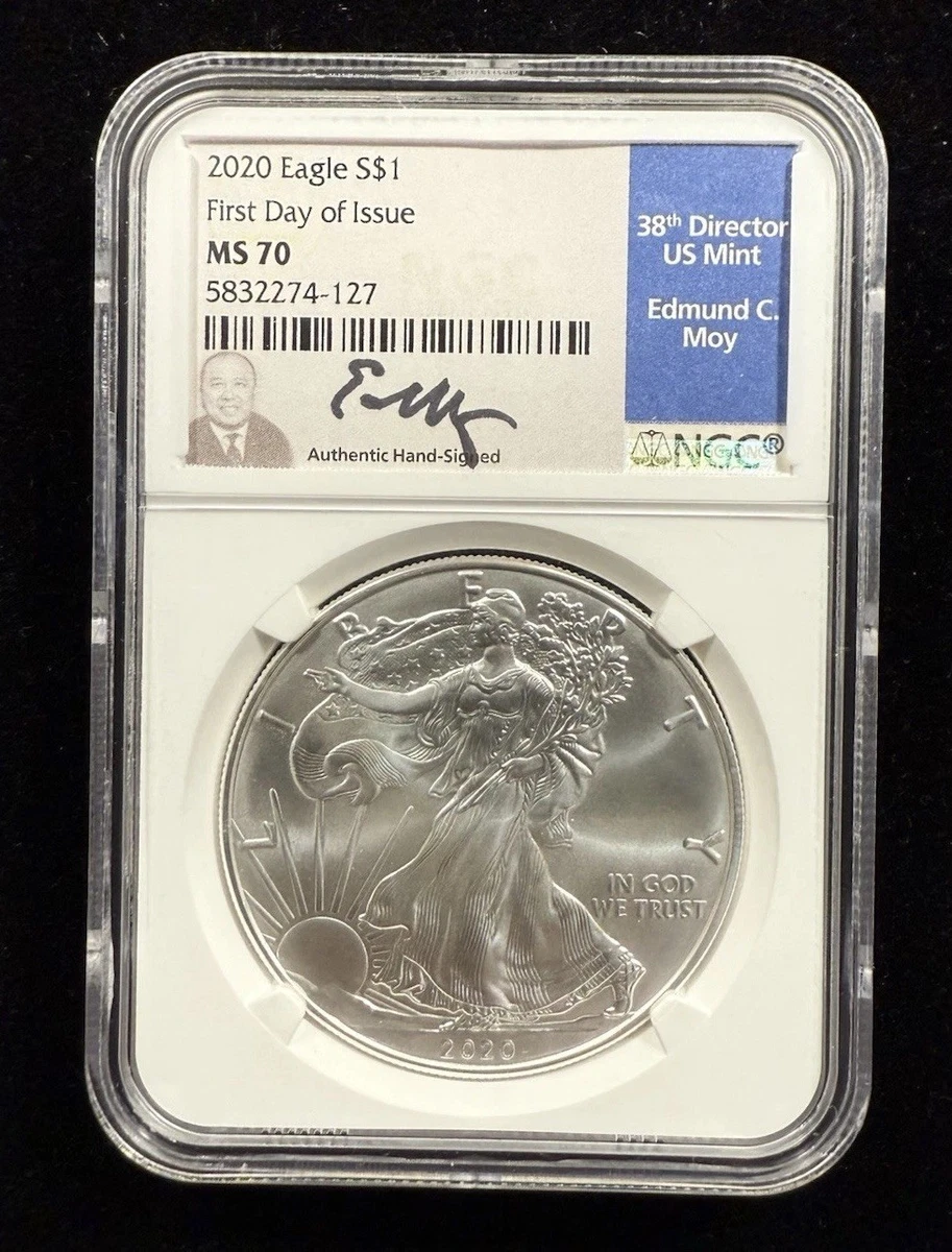 American Eagle MS 70 Graded 2020 Silver Bullion Coins for sale | eBay
