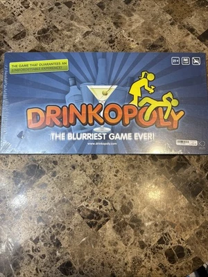 Drinkopoly Il gioco più sfocato di sempre nuovo con scatola!  Party Gioco da Tavolo per Adulti - Immagine 1 di 4