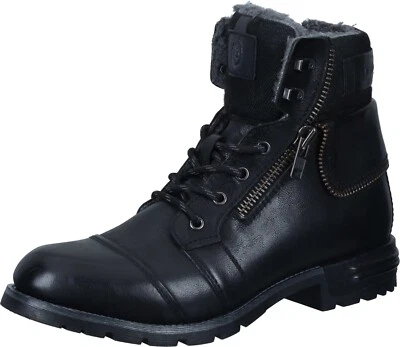 Bugatti Herren Boots Leder Stiefeletten 670093-01 schwarz Gr. 40-46