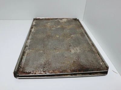 Backbleche 60x40cm gebraucht 600x400mm 10x Lochbleche Backofen Ofen Wiesheu - Bild 1 von 4