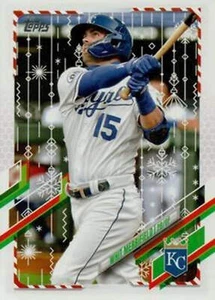 #HW97 Whit Merrifield - Kansas City Royals - 2021 Topps Holiday Baseball - Picture 1 of 1