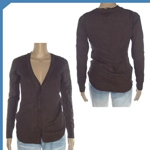 VERO MODA Cárdigan de Mujer Marrón Talla 42 Manga Larga En Suéter Stretch Top - Imagen 1 de 5