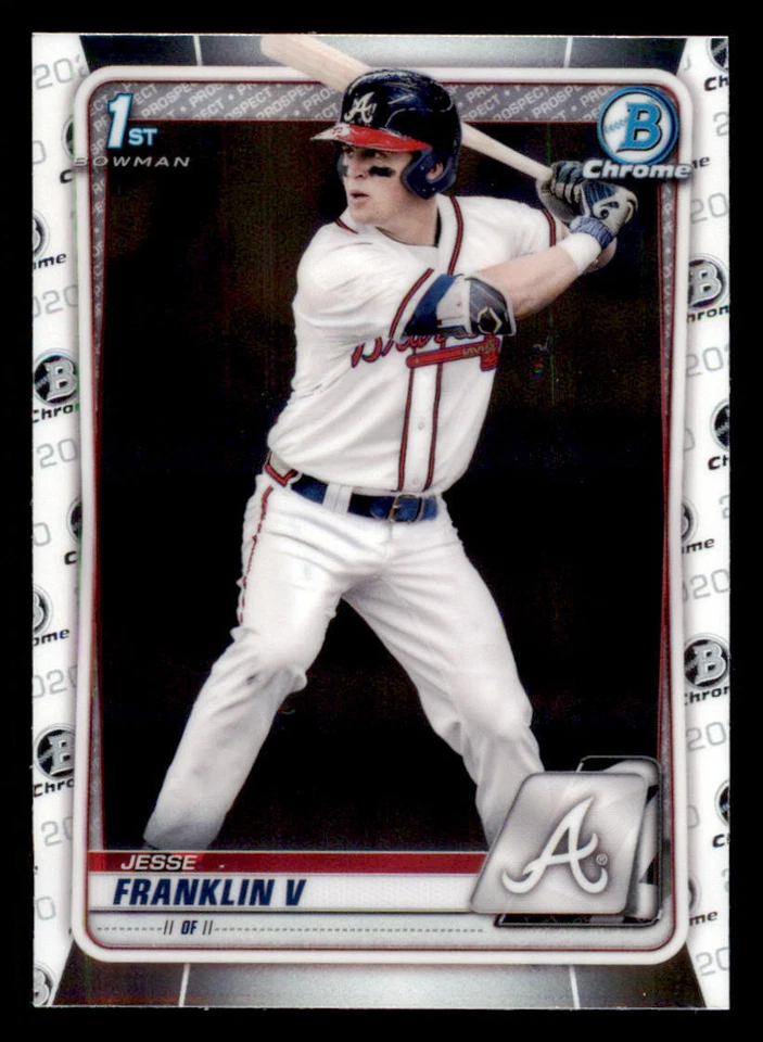 2020 Bowman Chrome Draft #BD17 Jesse Franklin V - Image 1 of 2