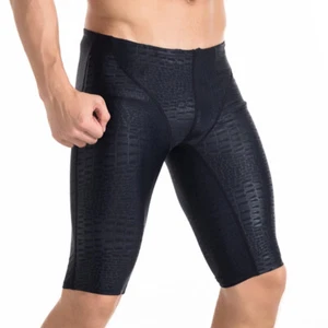 Herren 5-Punkt Schwimmhose mit Flachwinkel Schnelltrocknende Heißfederhose - Bild 1 von 8
