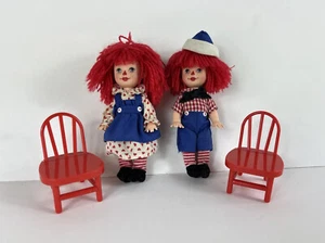 Classic Raggedy Ann & Andy Barbie Collector Edition Story Book Favorites Figures - Picture 1 of 12