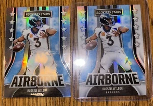 2023 Rookies Stars #AI-10 Russell Wilson Airborne White #142/149 + Base Prizm - Picture 1 of 3