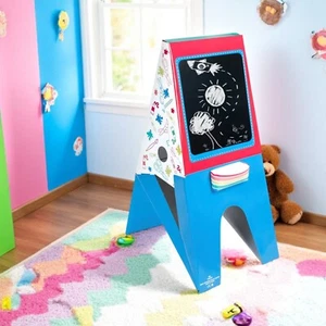 Pop2Play 2-in-1 Kunst Staffelei WowWee 🎨 Kreidetafel & Whiteboard | Flach faltbar! - Bild 1 von 3