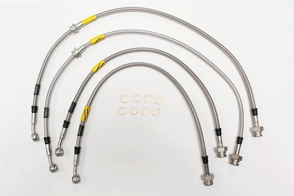 Goodridge Land Rover Discovery 2 5" Extended Brake Lines Braided TF650GDXL