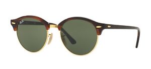 Ray-Ban CLUBROUND RB 4246 Dark Havana/G-15 Classic Green (990) Sunglasses