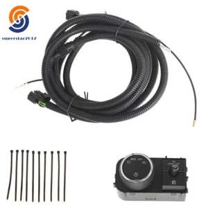 Fog Light Wiring Harness & Switch Fit For 07-14 Chevy Silverado 07-13 GMC Sierra - Picture 1 of 9