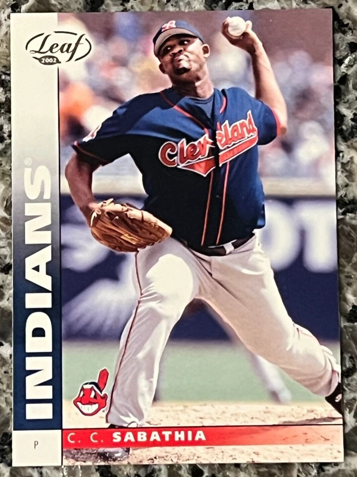 Tarjeta Leaf Baseball CC Sabathia 2002 #19 Foto 1 de 1