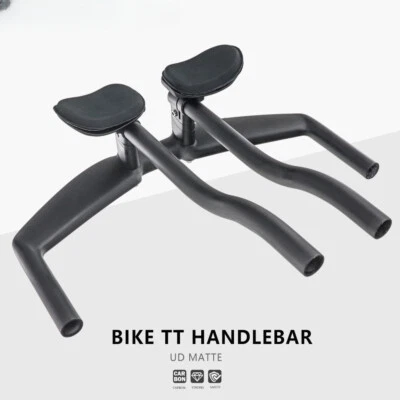 400/420/440mm Fibra di Carbonio Cronometro Manubrio Tt Asta Triathlon Supporto Manubrio - Immagine 1 di 4