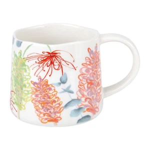 Tazza RBG Native Blooms Grevillea Per 350Ml In Porcellana Maxwell & Williams - Foto 1 di 4
