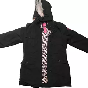 Chaqueta negra con capucha y cremallera para mujer Roxy talla grande - Imagen 1 de 17