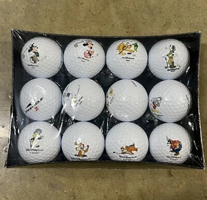 Walt Disney World Parks & Resorts Set Of 12 PINNACLE Character Golf Balls - Picture 1 of 5