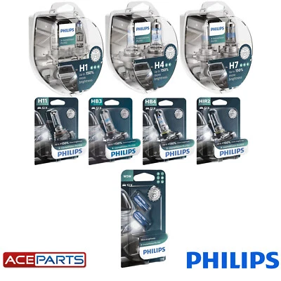 Philips X-tremeVision Pro150 Upgrade Bulbs - H1 H4 H7 H11 HB3 HB4 HIR2 W5W - Image 1 of 2