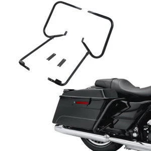 Rear Saddlebag Bags Bracket Guard Crash Bar For Harley CVO Road Glide 2014-2024 - Picture 1 of 9