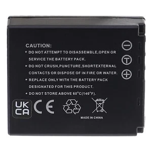 2x Batería para Panasonic Lumix DMC-TZ4 DMC-TZ3 DMC-TZ5 DMC-TZ50 1000mAh - Imagen 1 de 9