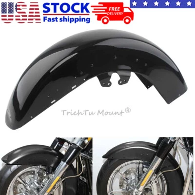 For Harley Electra Glide Ultra Limited FLHTK Vivid Black Front Fender 2014-2024 - Image 1 of 4