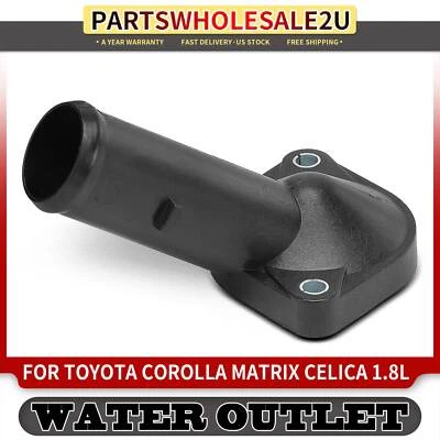 Engine Coolant Thermostat Housing Water Outlet for Toyota Corolla Celica Matrix - Image 1 of 4