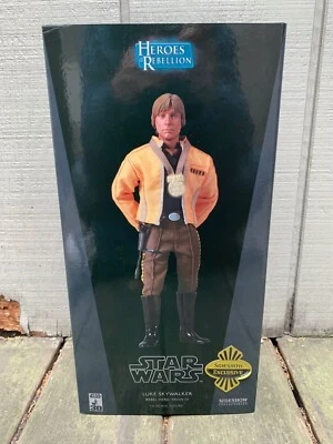 EXCLUSIVE Sideshow LUKE SKYWALKER Yavin IV 1:6 Scale Figure NEW MIB - Image 1 of 4