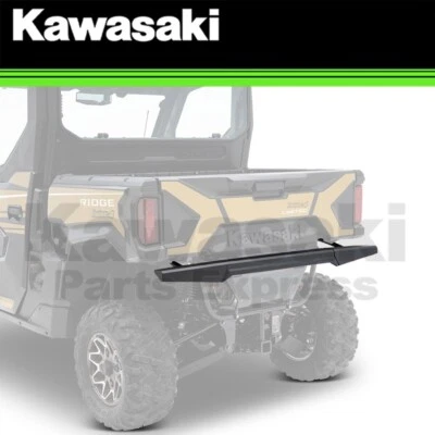 NUEVO 2024 - 2025 GENUINO KAWASAKI RIDGE PARACHOQUES TRASERO TEXTURIZADO NEGRO CAPA ELÉCTRICA Foto 1 de 4