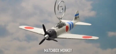 WWII Japanese Fighter Plane Mitsubishi A6M2 Zero Custom Ornament Pearl Harbor - Image 1 of 4