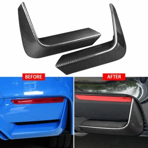 Carbon Look Heck Stoßstange Splitter Lippe Volant für BMW F80 M3 F82 F83 M4 2015-2020 - Bild 1 von 12
