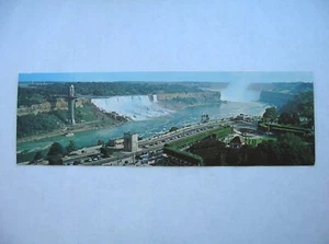 Old Vintage Long 3.5" X 11" Panorama Postcard View of Niagara Falls Canada USA - Picture 1 of 6