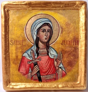 Icon of Judith The Prophetess Biblical Catholic & Eastern Orthodox Icon Plaque - Picture 1 of 12