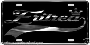 Eritrea License Plate All Mirror Plate & Chrome and Regular Vinyl Choices - Imagen 1 de 2