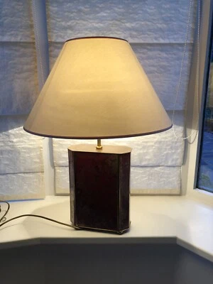 lampe vintage année 70 Dans Le Goût D’Aldo Tura - Photo 1/4