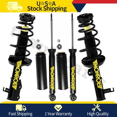 Monroe Front Complete Struts Rear Shocks Absorber Fits 2014 Chevrolet Impala - Image 1 of 4