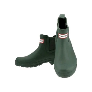 Hunter Damen Original Chelsea Regenstiefel Grün US 10 UK 8 EU 42 WFS2078RMA NEU - Bild 1 von 20