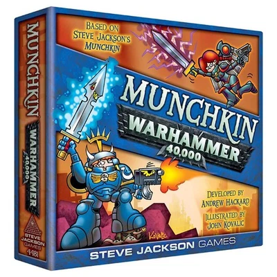 Munchkin Warhammer 40000: Savagery & Sorcery Board Game  3-6 Players Ages 10+ - Image 1 of 4