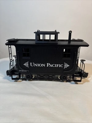 Bachmann G Gauge Union Pacific Black Bobber Caboose w/ Metal Wheels Hard to Find - Image 1 of 4
