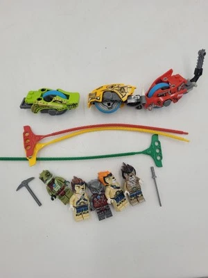 Lego Legends of Chima  Minifigures Set of 5 Figs 3 Flywheels And Weapons Lot - Image 1 of 4