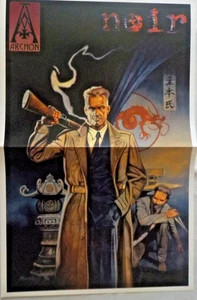 Noir Werbeplakat 11"x18" Archon Games Tom Simonton Pulp Umhang/Dolch 1996 - Bild 1 von 2